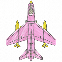 Airplanes Embroidery Design 4